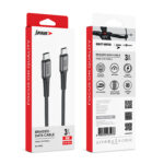 USB data kabal Superior SU-K102 pleteni Fast 60W 3A Type-C na Type-C 1m crni - Slika 4