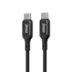 USB data kabal Superior SU-K105 Cink 60W 3A Type-C na Type-C 1m crni