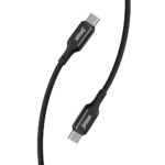USB data kabal Superior SU-K105 Cink 60W 3A Type-C na Type-C 1m crni - Slika 3