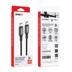 USB data kabal Superior SU-K105 Cink 60W 3A Type-C na Type-C 1m crni - Slika 5