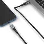 USB data kabal Superior SU-K110 pleteni Fast 100W 5A Type-C na Type-C 2m sivi - Slika 3