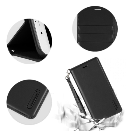 Maska na preklop Hanman Minor za Huawei Honor View 20 crna.