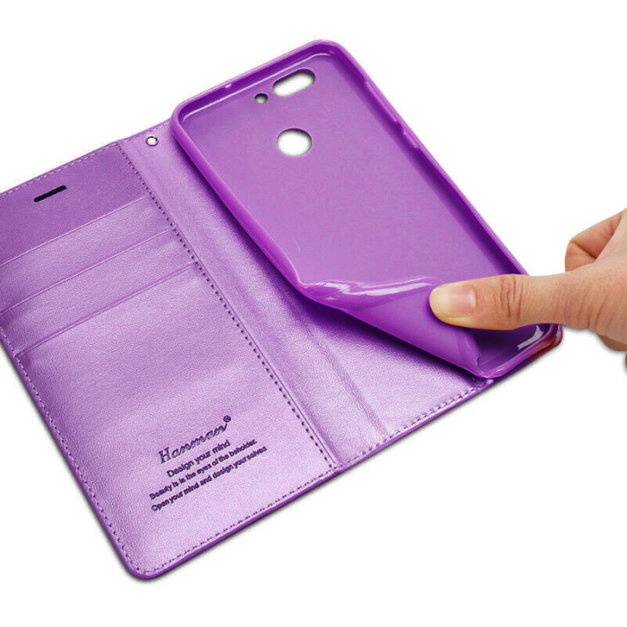 Maska na preklop Hanman Minor za Huawei Honor View 20 ljubicasta. - Slika 2