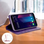 Maska na preklop Hanman Minor za Huawei Honor View 20 ljubicasta. - Slika 3