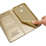 Maska na preklop Hanman Minor za Huawei Honor View 20 zlatna. - Slika 2