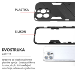 Maska Bibercas za iPhone 13 Pro crna - Slika 3