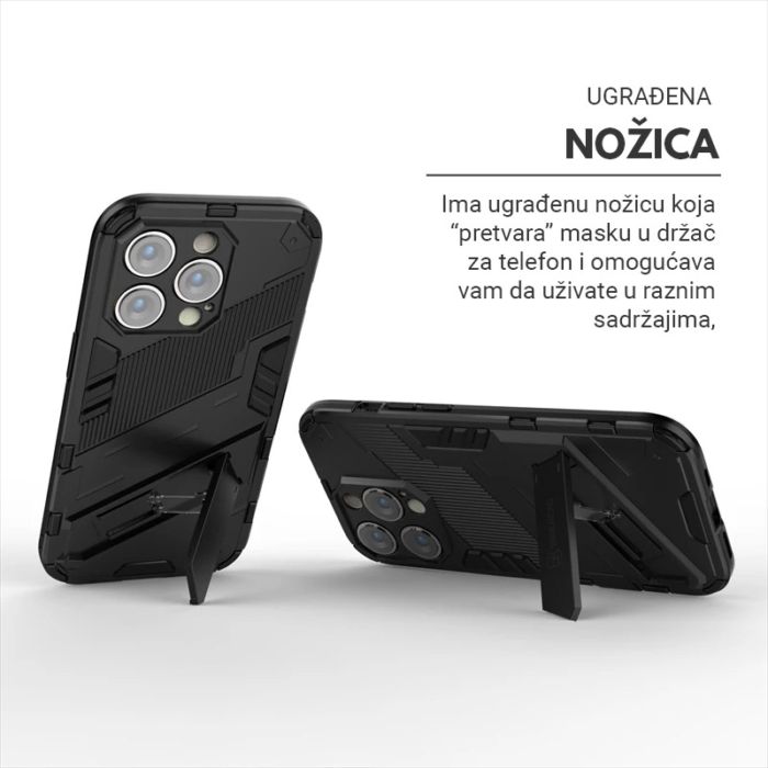 Maska Bibercas za Xiaomi 14T Pro crna - Slika 4