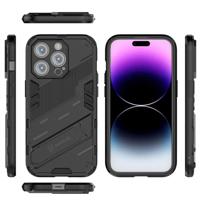 Maska Bibercas za Xiaomi Redmi Note 13 Pro 4G (EU) crna - Slika 8