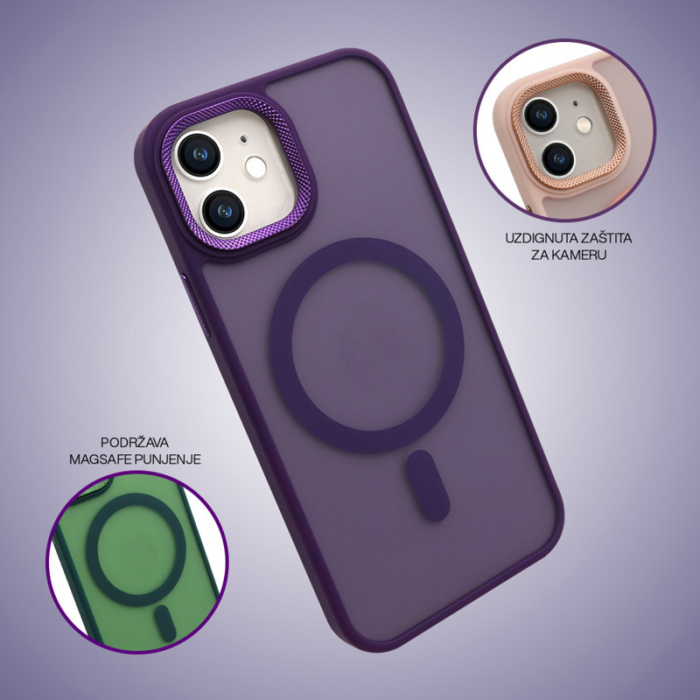 Maska Candy Shield Mag Case za iPhone 16 Pro tamno plava - Slika 6