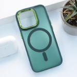 Maska Candy Shield Mag Case za iPhone 15 Pro tamno zelena - Slika 3