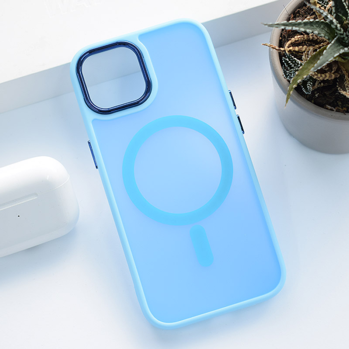 Maska Candy Shield Mag Case za iPhone 15 svetlo plava - Slika 3