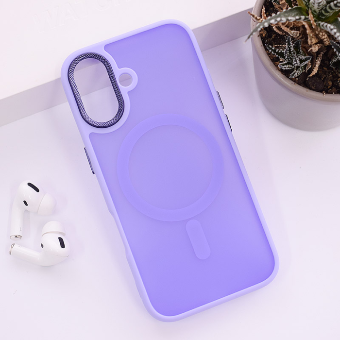 Maska Candy Shield Mag Case za iPhone 16 svetlo ljubicasta - Slika 5