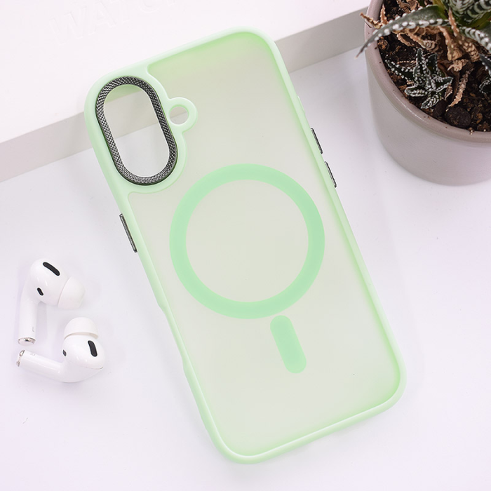 Maska Candy Shield Mag Case za iPhone 16 svetlo zelena - Slika 5
