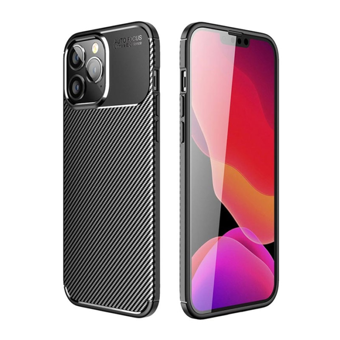 Maska Carbon Defender za iPhone 14 Pro Max crna - Slika 5