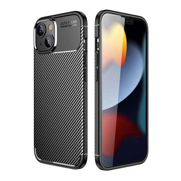 Maska Carbon Defender za iPhone 15 crna - Slika 5
