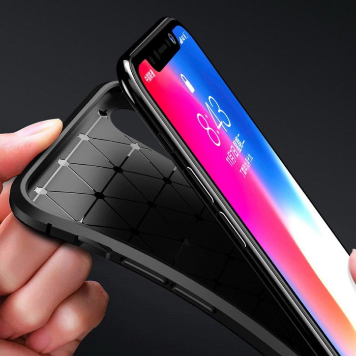 Maska Carbon Defender za iPhone 15 Pro crna - Slika 4