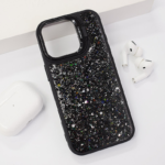 Maska Crystal Dots za iPhone 16 Pro crna - Slika 6