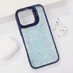 Maska Crystal Dots za iPhone 16 Pro plava - Slika 6