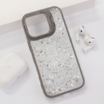 Maska Crystal Dots za iPhone 16 siva - Slika 6