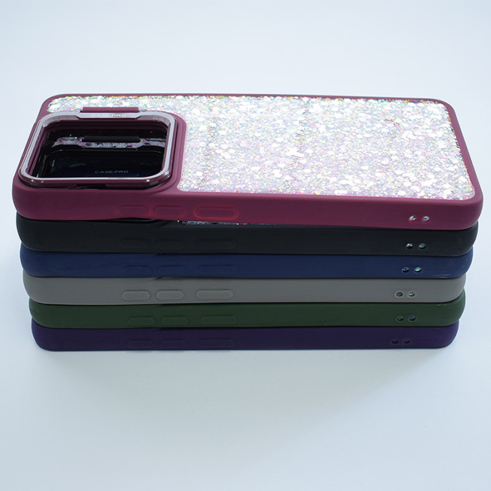 Maska Crystal Dots za Samsung A06/ A065F srebrna - Slika 4