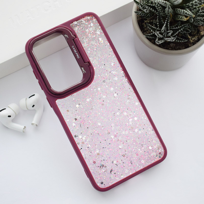 Maska Crystal Dots za Samsung A55 5G/ A556B bordo - Slika 6