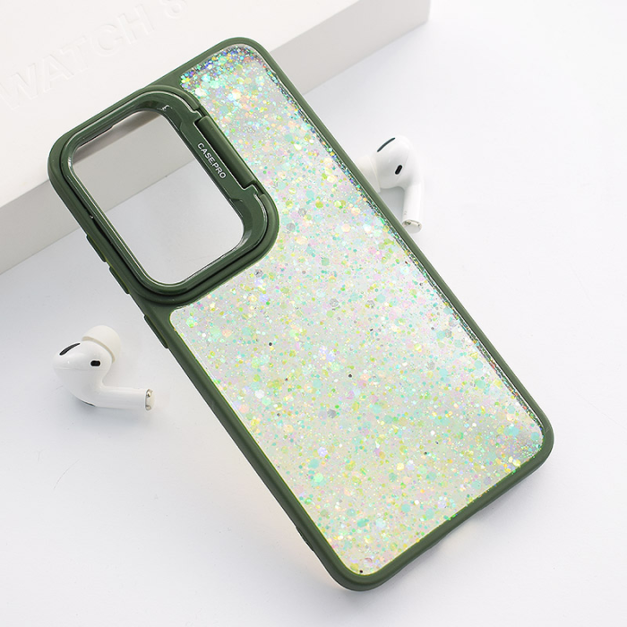 Maska Crystal Dots za Samsung S24 FE/ S721B zelena - Slika 6