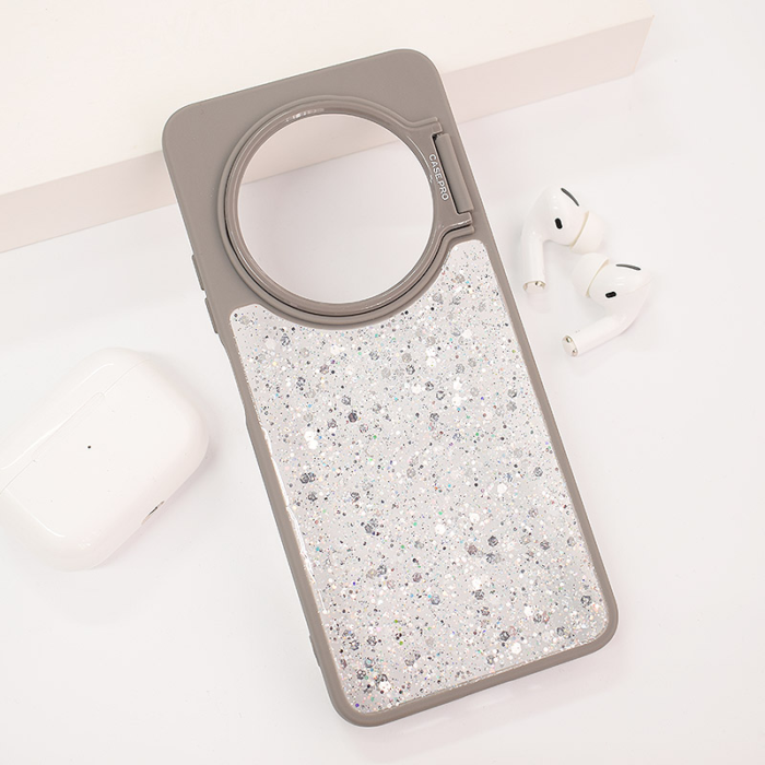 Maska Crystal Dots za Xiaomi Redmi 14C/ A4 (2025) siva - Slika 6