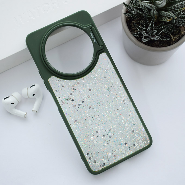 Maska Crystal Dots za Xiaomi Redmi A3 (2024) zelena - Slika 6