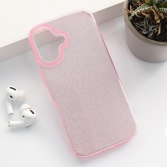 Maska Crystal Dust za iPhone 16 pink - Slika 4