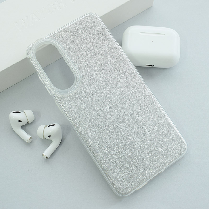 Maska Crystal Dust za Samsung S25 Edge srebrna - Slika 4