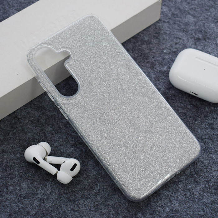 Maska Crystal Dust za Samsung S25 FE/ S731B srebrna - Slika 4