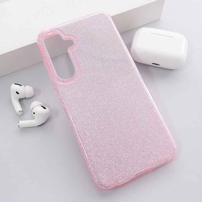 Maska Crystal Dust za Samsung S24/ S921B/ S25/ S931B pink - Slika 4