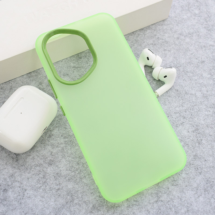 Maska Electro Glow Frame za Honor 400 zelena - Slika 5