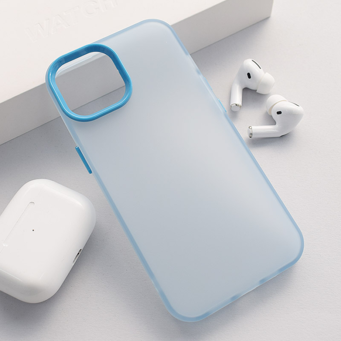 Maska Electro Glow Frame za iPhone 13 plava - Slika 5