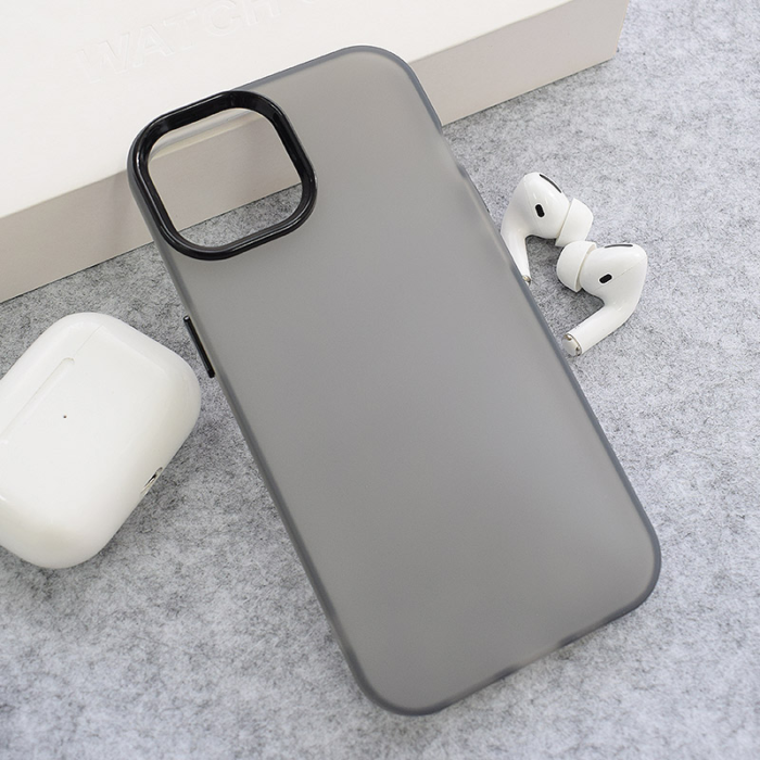 Maska Electro Glow Frame za iPhone 15 crna - Slika 5