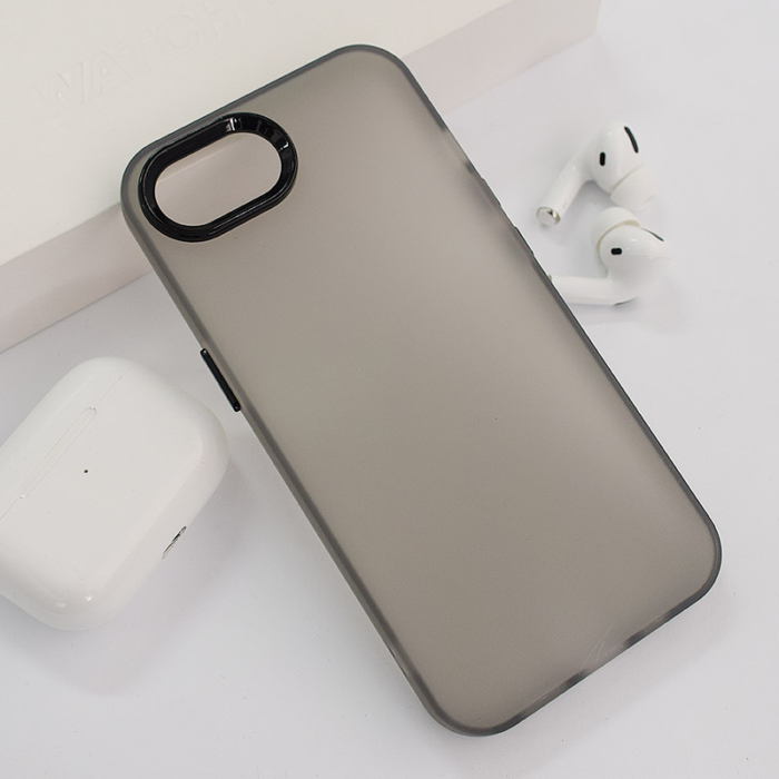 Maska Electro Glow Frame za iPhone 16e crna - Slika 5