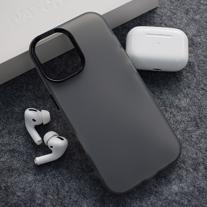 Maska Electro Glow Frame za iPhone 17 crna - Slika 5