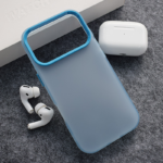 Maska Electro Glow Frame za iPhone 17 Pro plava - Slika 5