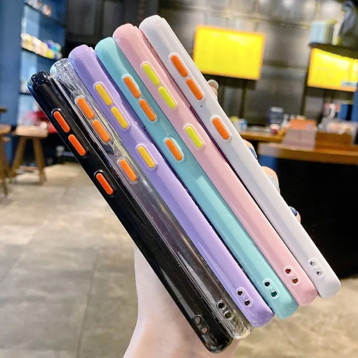 Maska Frame Glitter za iPhone 16 bela - Slika 3