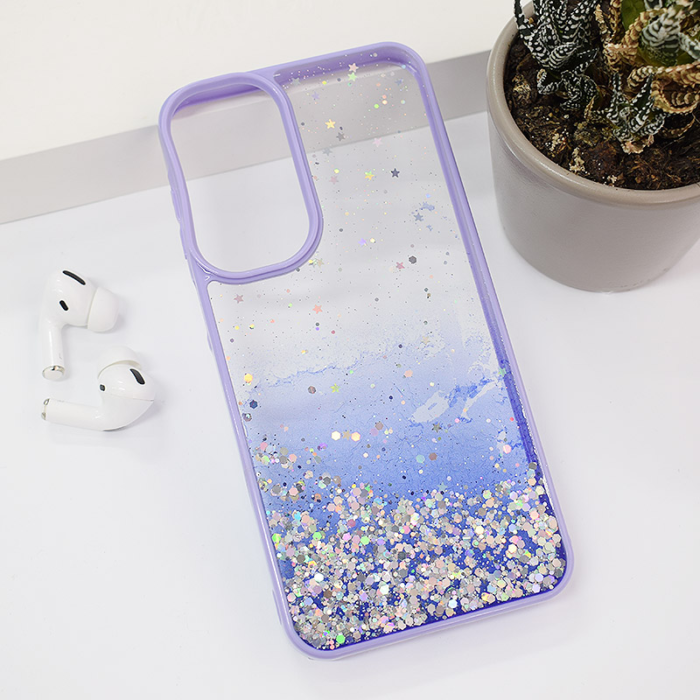Maska Frame Glitter za Samsung A16 5G/ A166B ljubicasta - Slika 6