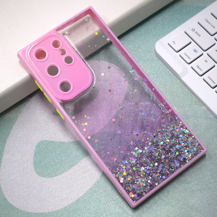 Maska Frame Glitter za Samsung S23 Ultra/ S918B roze. - Slika 6