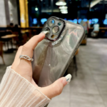 Maska Glitter Feather za iPhone 15 Pro ljubicasta - Slika 4