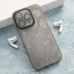 Maska Glitter Feather za iPhone 15 Pro Max crna