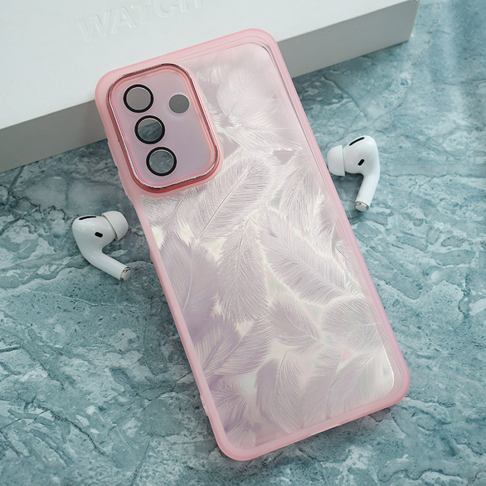 Maska Glitter Feather za Samsung A17 5G/ A175F roze - Slika 5