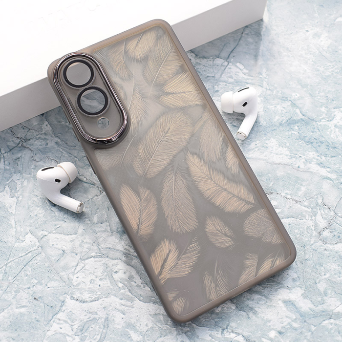 Maska Glitter Feather za Samsung S25 Edge crna - Slika 5