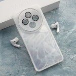 Maska Glitter Feather za Xiaomi Redmi 14C/ A4 (2024) bela