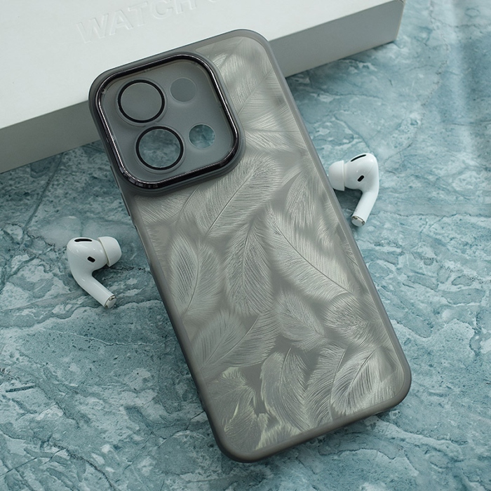 Maska Glitter Feather za Xiaomi Redmi 15C (173mm) crna - Slika 5