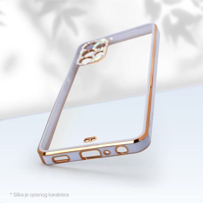 Maska Luxury Crystal Clear za iPhone 16 Pro Max roze - Slika 3