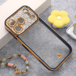 Maska Luxury Crystal Clear za iPhone 17 Pro Max plava - Slika 3