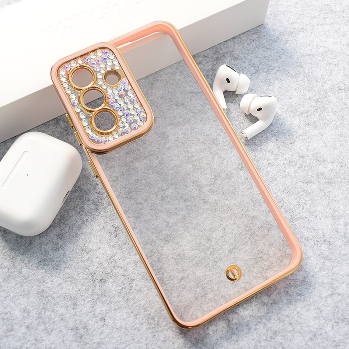 Maska Luxury Crystal Clear za Samsung A36 5G/ A366B/ A56 5G/ A566B roze - Slika 3
